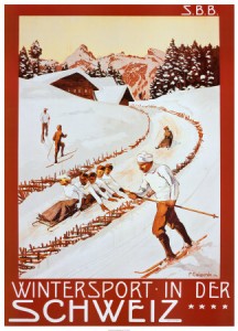 Wintersport in Der Schweiz SBB