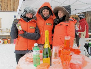 Aperol cocktails at 1 franc apiece in the Swiss Alps