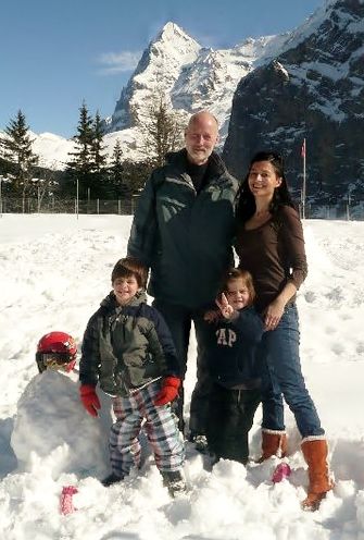 Oatridge family in Muerren