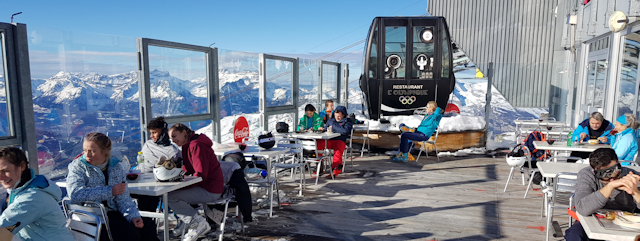 Lunch above Verbier