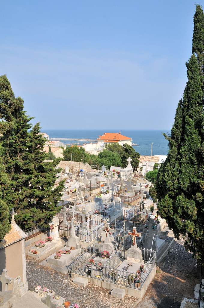 Picture entitled Cemetery Above Sete Where Paul Valery Is Buried from Nicholas Oatridge
