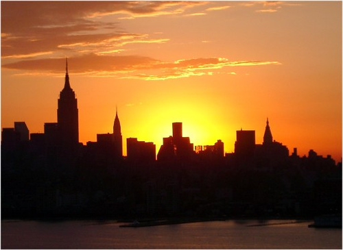 Picture entitled NY Sunrise from Nicholas Oatridge