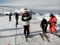 Tourists and skiers on Klein Titlis
