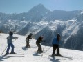 Lauchernalp skiers