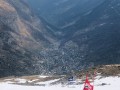 Slalom above Zermatt