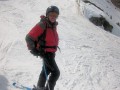Simon on the run back to Zermatt