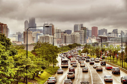 Picture entitled Commuter Traffic from Nicholas Oatridge