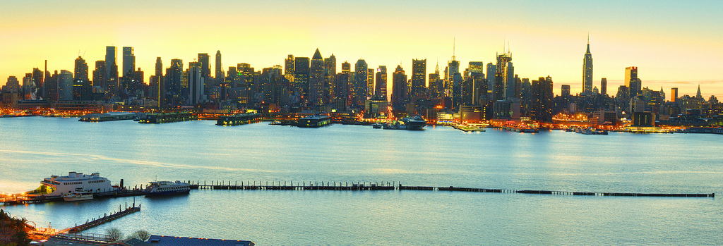 Picture entitled Dawn Over Midtown Manhattan from Nicholas Oatridge