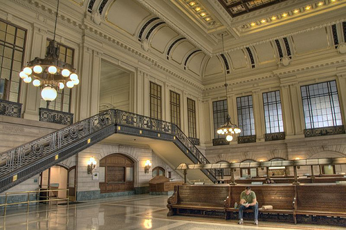 Picture entitled Hoboken  Station Waiting Room from Nicholas Oatridge