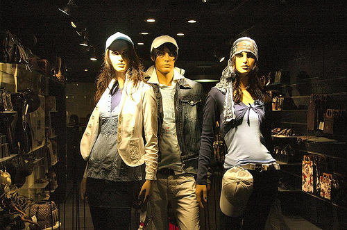 Picture entitled Shop Dummies On Via Del Corso from Nicholas Oatridge