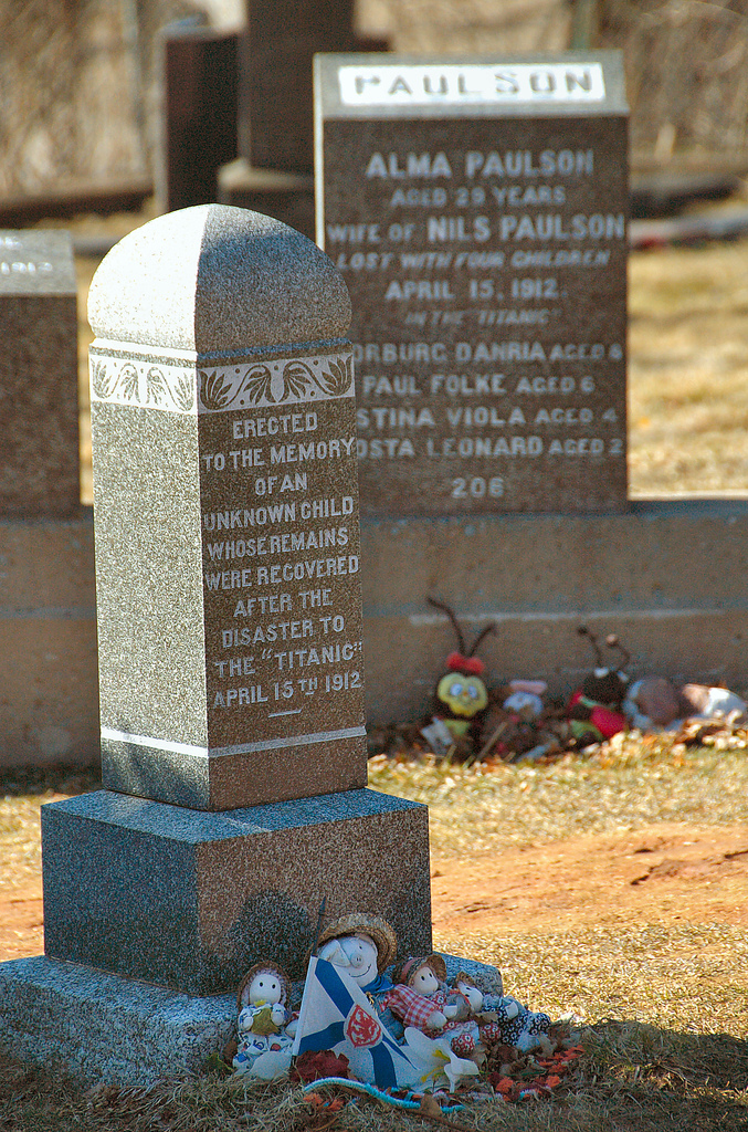 Picture entitled Titanic Victims from Nicholas Oatridge