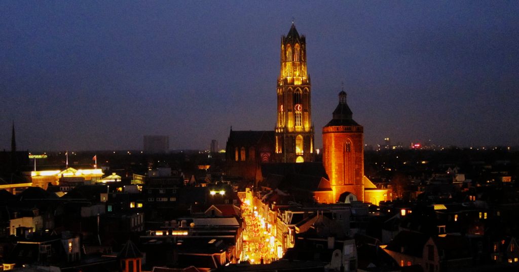 Picture entitled Utrecht At Night from Nicholas Oatridge
