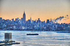(c) Nic Oatridge - Winter Dawn over Manhattan